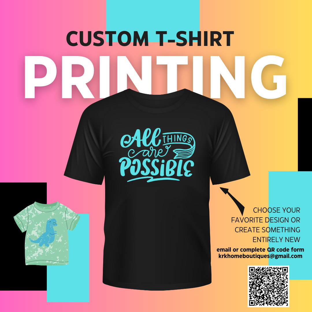 Custom T-shirt Adult or Child
