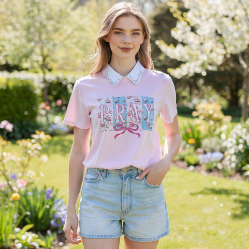 Pink Pray T-shirt