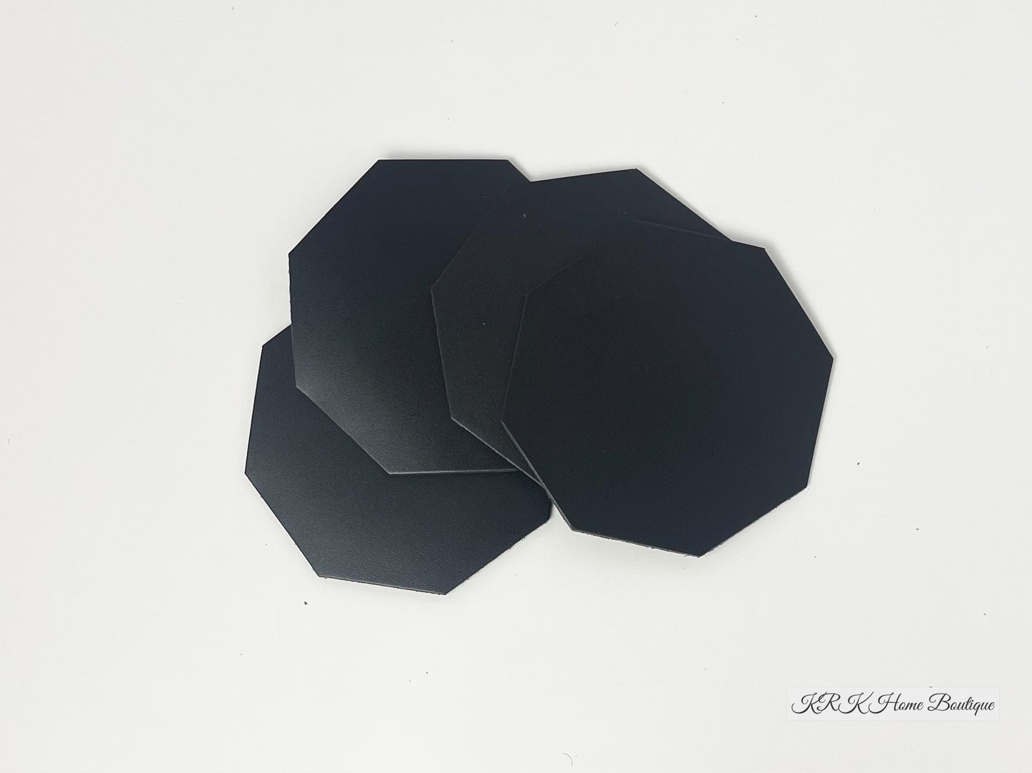 Leather Coaster Set of 4