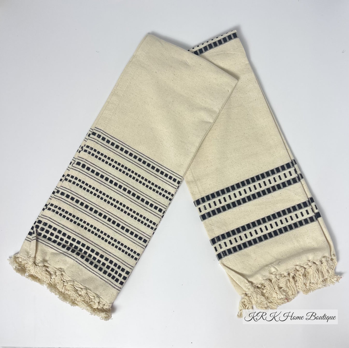 Tea Towels- Natural & Black