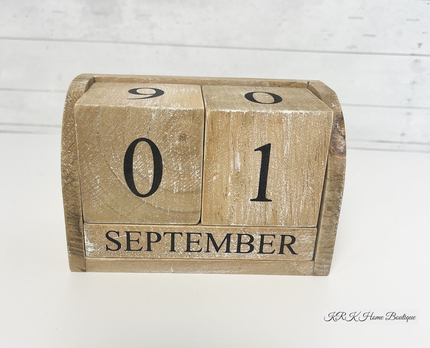 Wooden Block Calendar