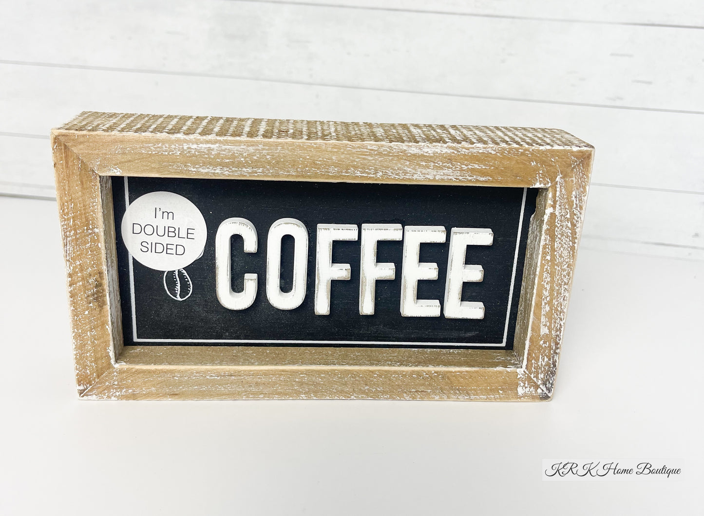 Reversible Sign Coffee/Fresh