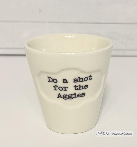 Aggies Shot Glass
