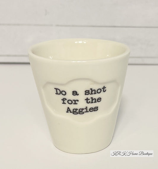 Aggies Shot Glass