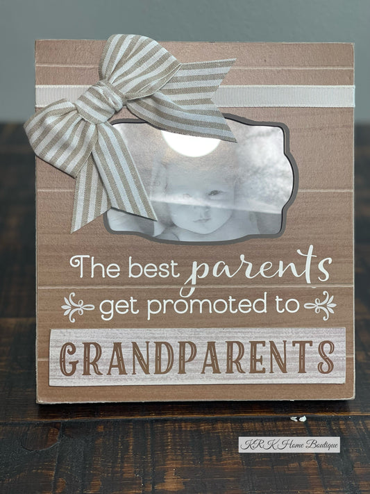 Grandparents Wood 4X6 Picture Frame