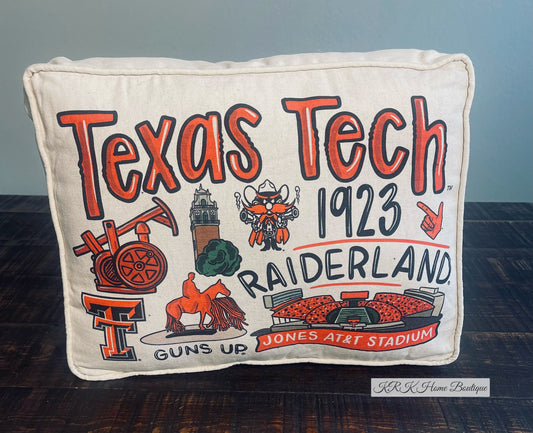 Texas Tech Pillow