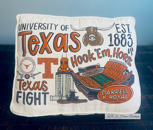 University of Texas Pillow