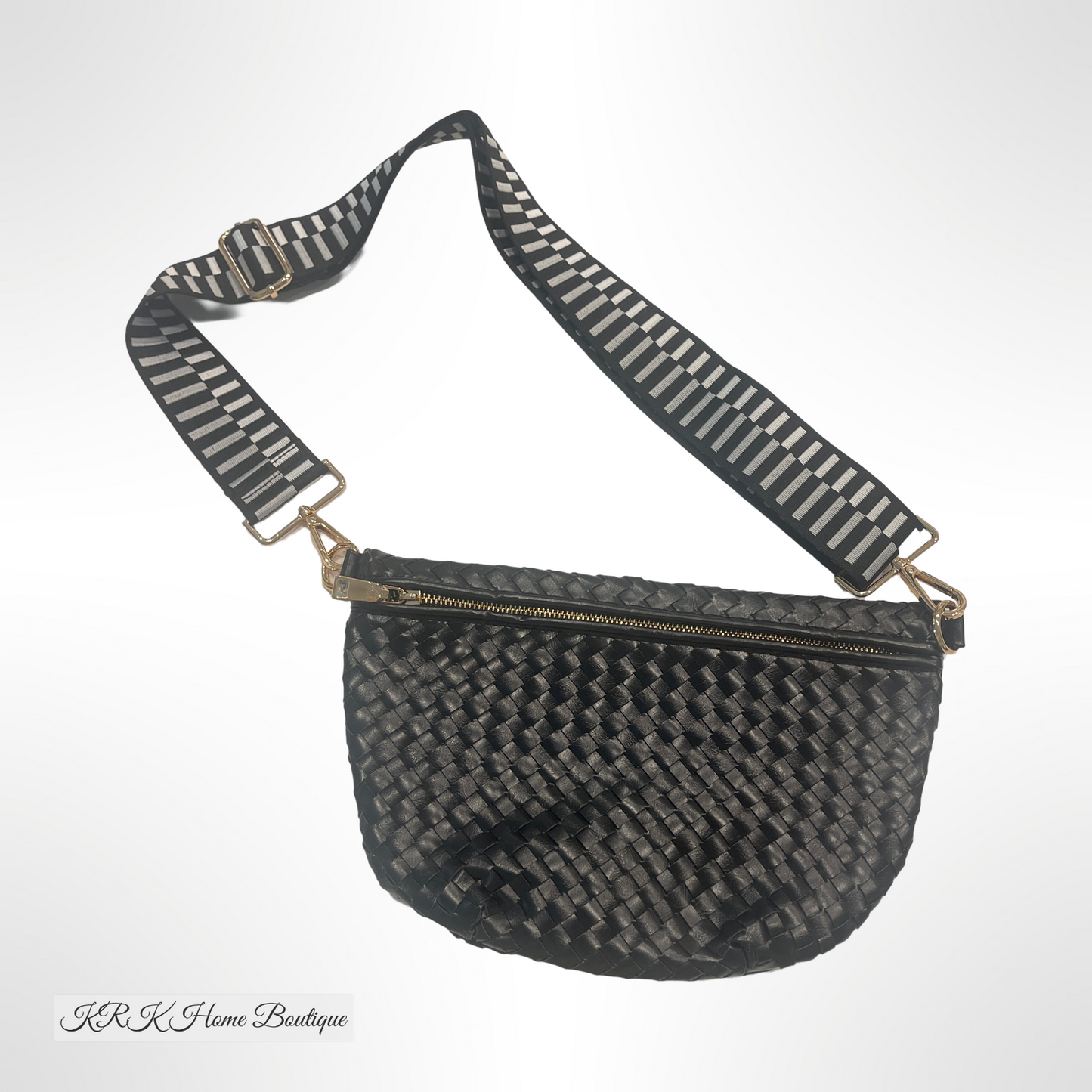 Westlyn Woven Bum Bag Black