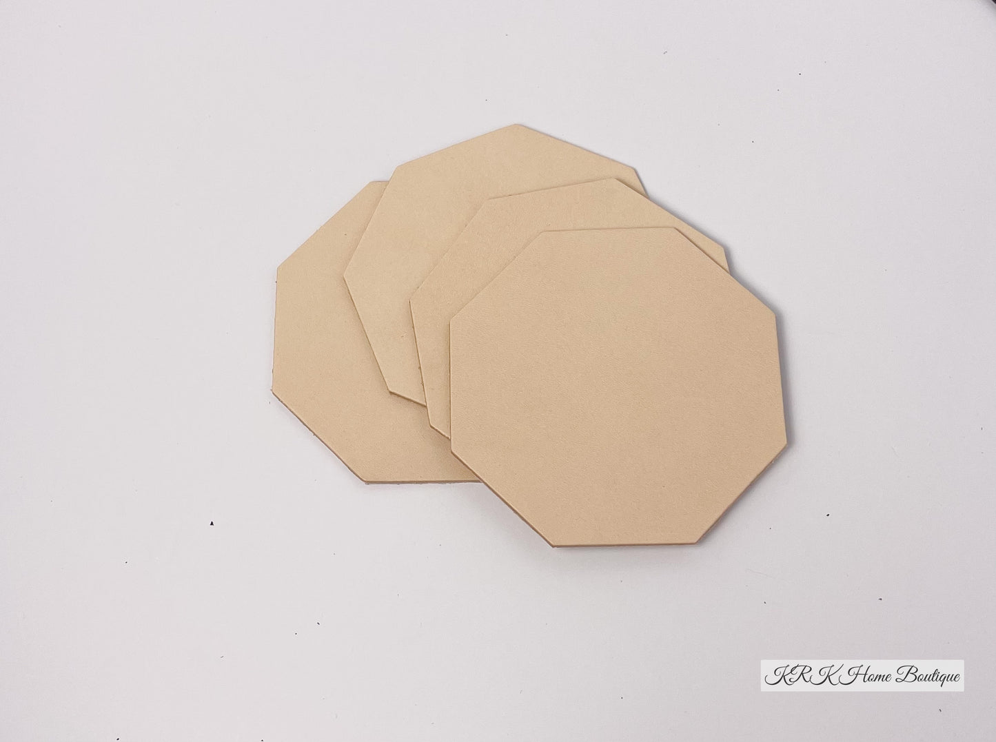 Leather Coaster Set of 4