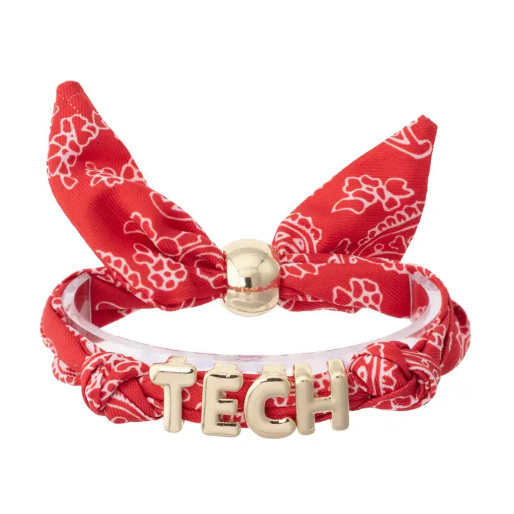 Texas Tech Bandana Slider Bracelet