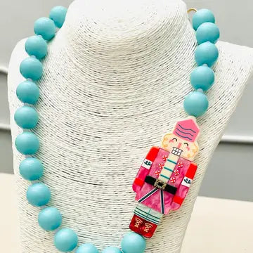 Nutcracker beaded necklace