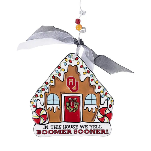 In This House We Yell Boomer Sooner ornament