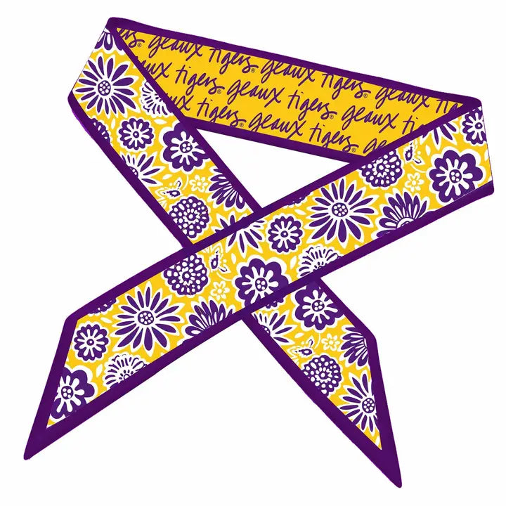 LSU Skinny Scarf