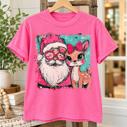 Hot Pink Santa
