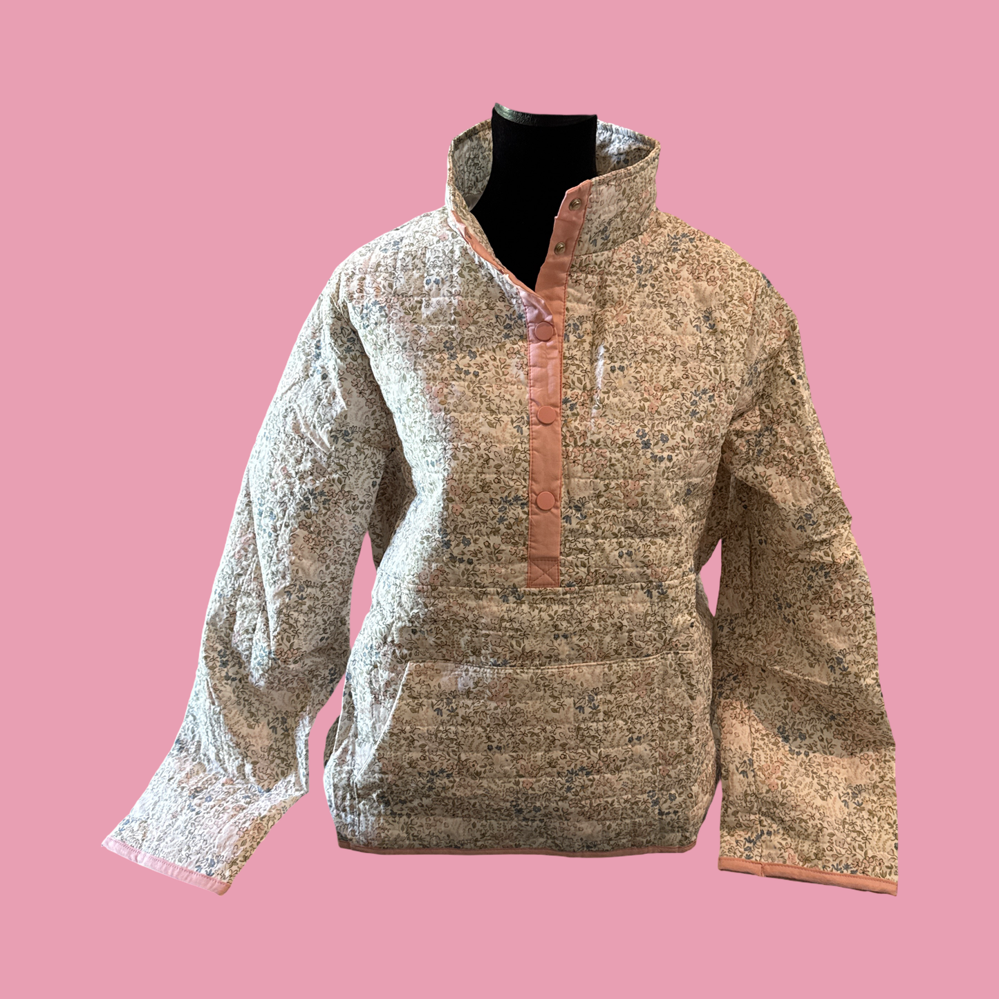 Quilted pull over
