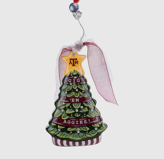 Texas A&M Christmas tree ornament