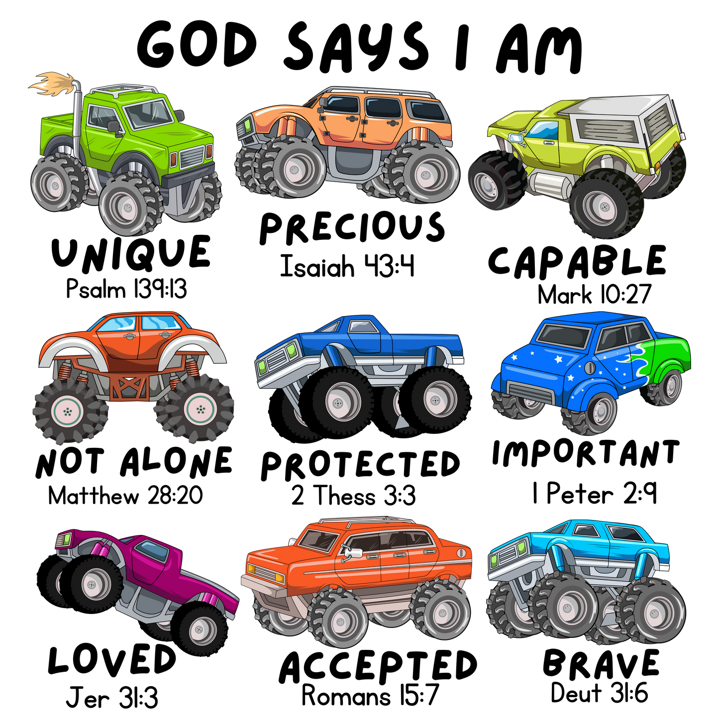God Says I Am Monster Truck