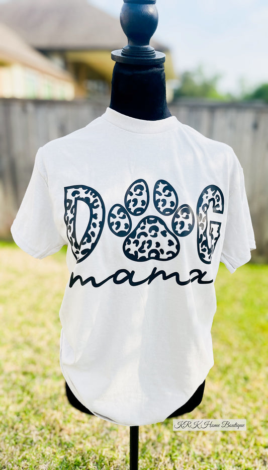 Dog mama paw T-shirt