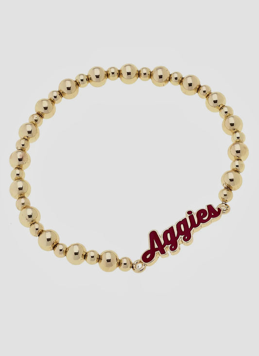 Texas A&M Aggies Autograph Enamel Stretch Bracelet
