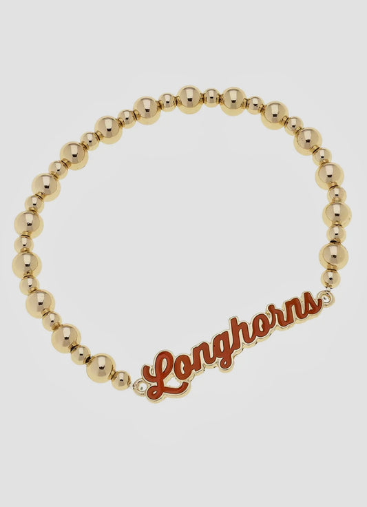 Texas Longhorns Autograph Enamel Stretch Bracelet
