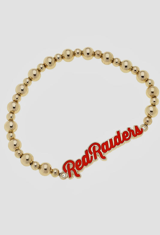 Texas Tech Red Raiders Autograph Enamel Stretch Bracelet
