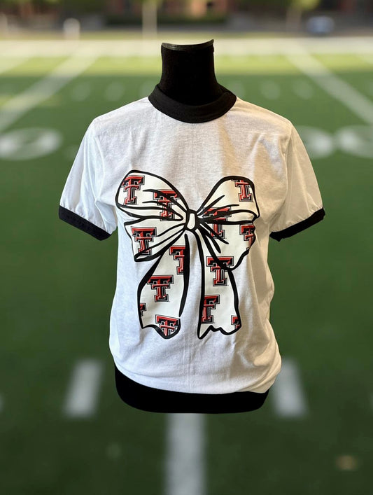 Texas Tech Bow Ringer T-shirt