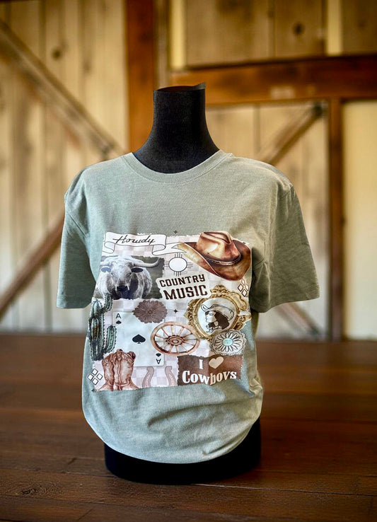 I Love Cowboys T-shirt