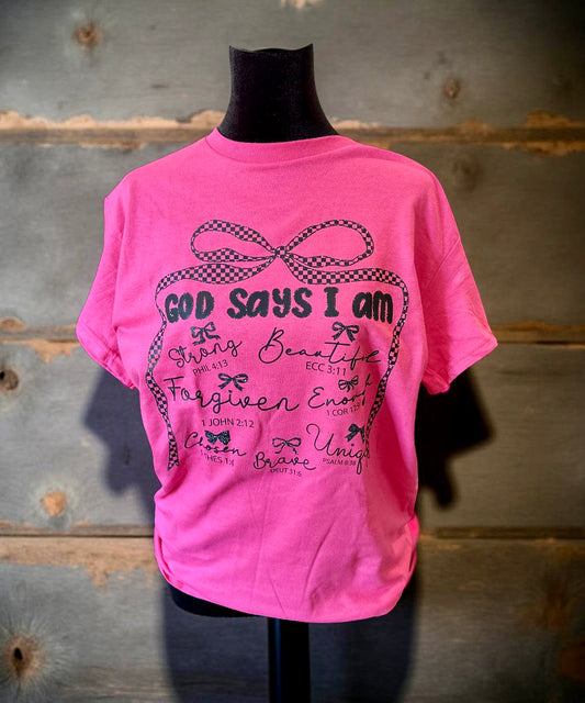 God Says I am Pink