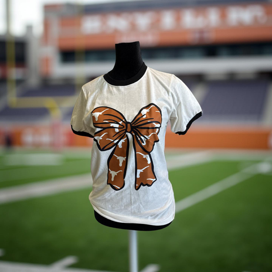 Texas Bow Ringer T-shirt