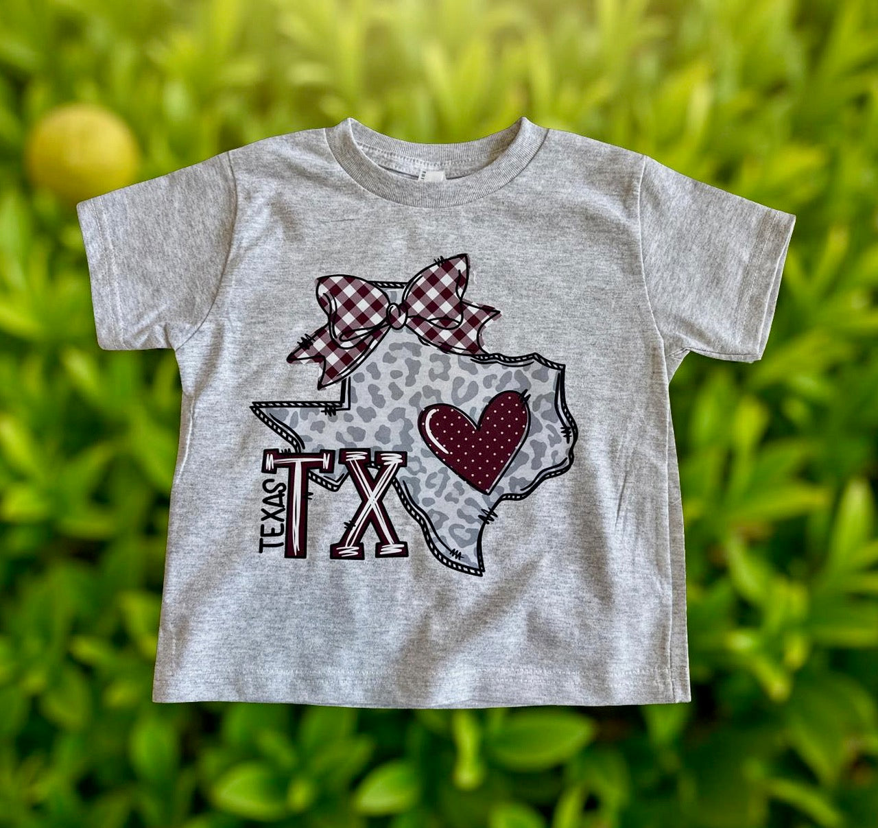 Texas Maroon Kids T-shirt