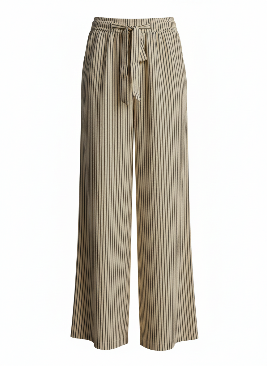Gold striped pants