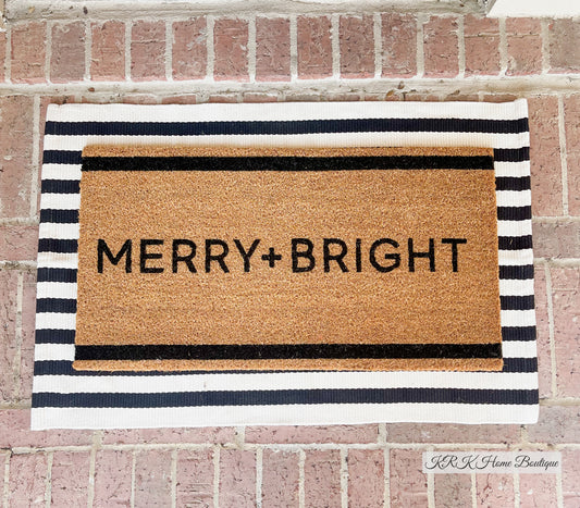 Merry + Bright Doormat