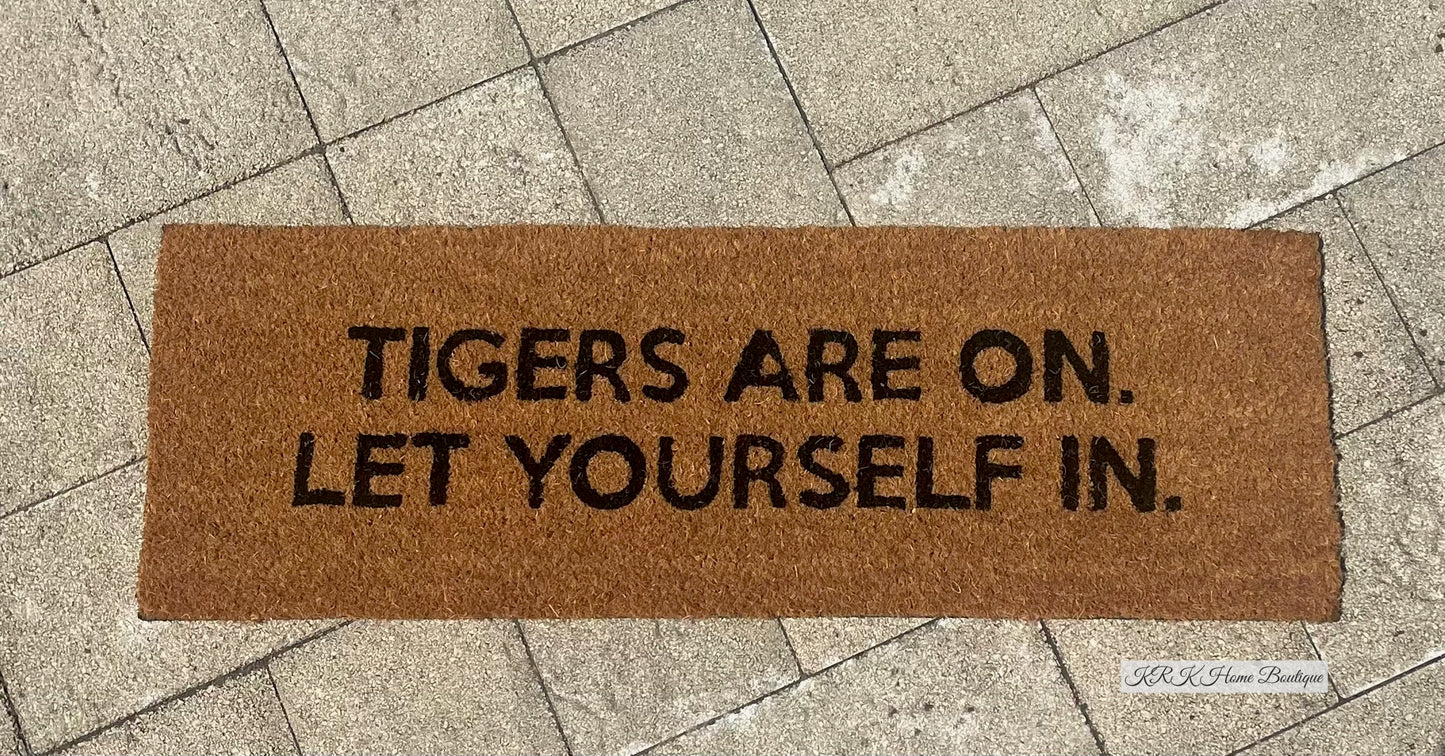 Tigers Doormat