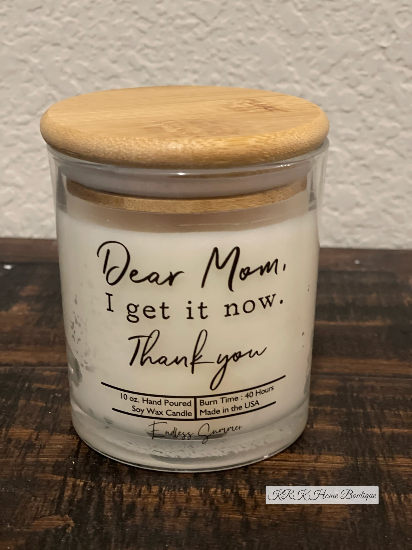 Mother's Day Candle