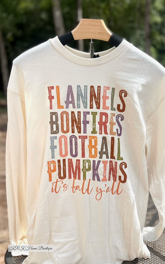 It's fall yall Long Sleeve