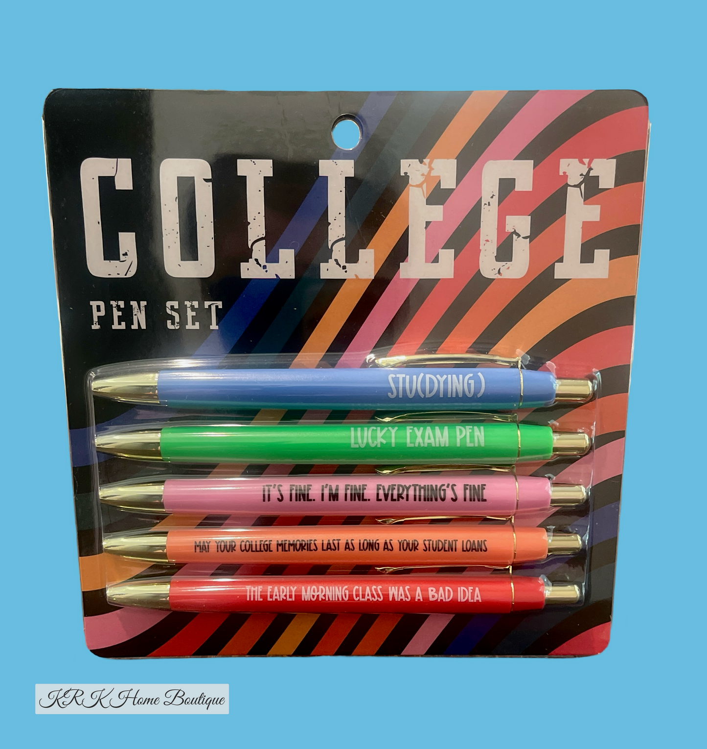 College pen set