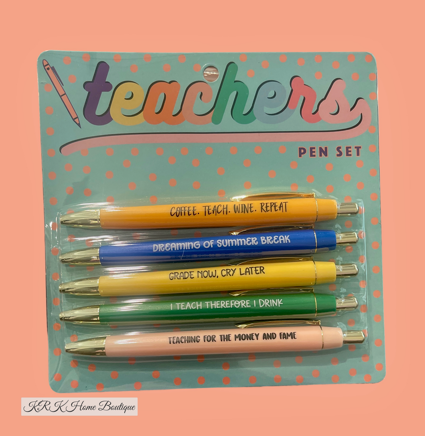 Teacher pen set