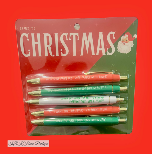 Christmas pen set