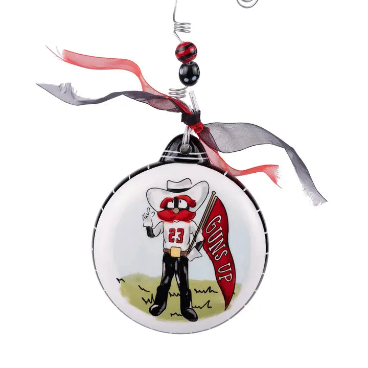 Texas Tech Puff ornament