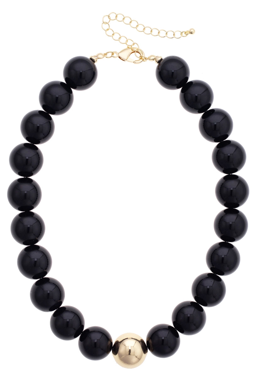 Marjorie Game Day Beaded Black