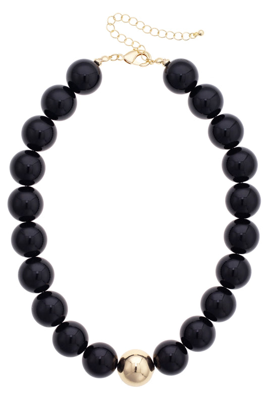 Marjorie Game Day Beaded Black