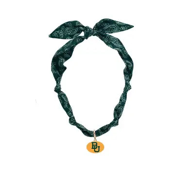 Baylor Logo Bandana Scarf Necklace